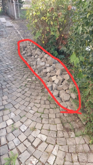Kopfsteinpflaster ca. 2 m2 