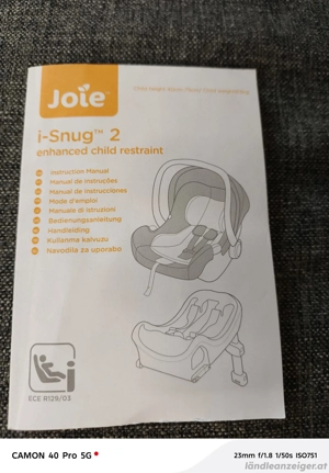 Maxi cosi ( joy) mit ISOFIX Bild 5