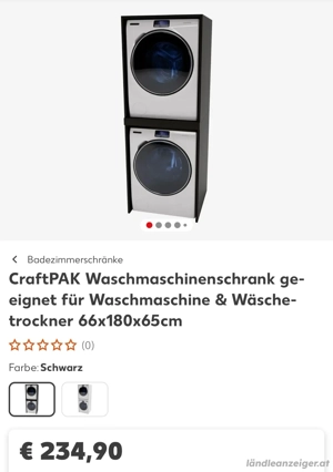 Waschmaschinen und Trocknerturm