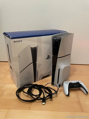Sony Playstation 5 Slim 1TB Disc Edition mit controler 