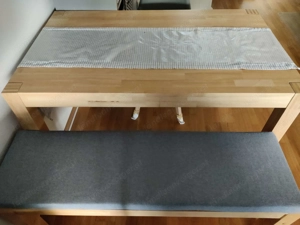 Ikea Esstisch und Bank + 2 Stühle Bild 3