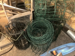 H+S Ziergitter Zaun Draht grün beschichtet Konvolut Bild 2