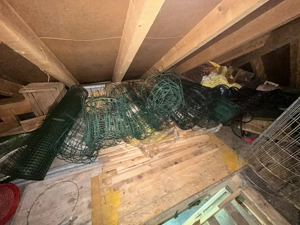 H+S Ziergitter Zaun Draht grün beschichtet Konvolut