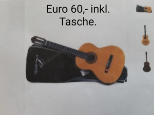 Gitarre inkl. Tasche 