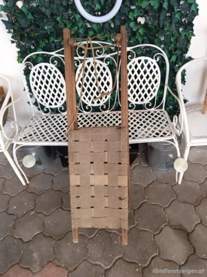 Holzrodel Antik Deko