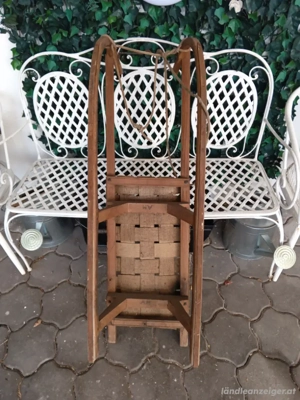 Holzrodel Antik Deko Bild 3