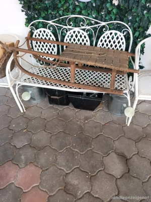 Holzrodel Antik Deko Bild 4