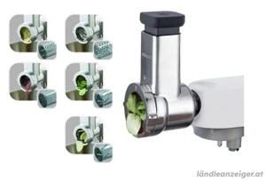KENWOOD Trommelraffel Aufsatz für Gemüse   Reibe Aufsatz   Hobel Aufsatz Bild 4