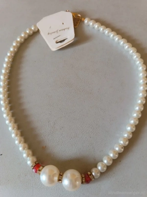 Perlenkette, Modeschmuck Neu 