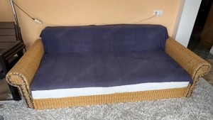 Gratis Rattan Ausziehsofa  230x90 (180)