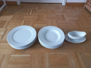 6er-Tellerset + Soßenschale
