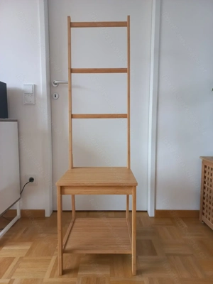 IKEA R GRUND Stuhl mit Handtuchhalter