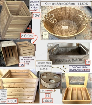 Körbe Boxen und Kisten Alles REDUZIERT ! Bild 2