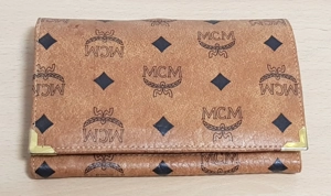 Damen Geldbörse von MCM, viele Fächer, siehe Abbildungen, L 16 cm, B 11 cm, H 3 cm