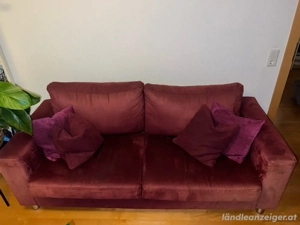 3 Sitzer Sofa lila