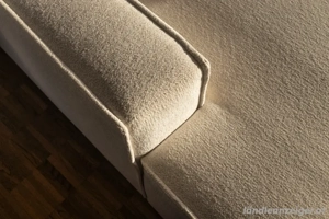 Modernes Ecksofa- Couch in Beige   Stilvoller Komfort für Ihr Wohnzimmer Bild 5