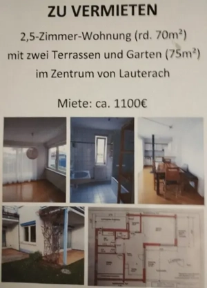 2,5 Zimmer-Gartenwohnung in Lauterach 