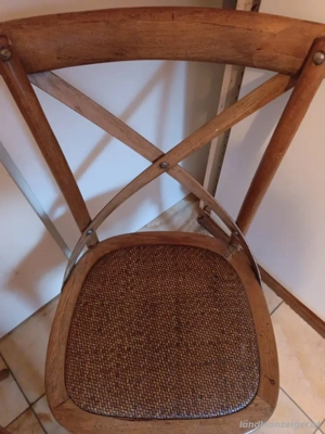   Bistrostühle Vollholz  rustikal  Bild 3