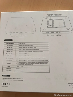 apple macmini m2, 8gb, 512gb ssd + Hub Bild 2