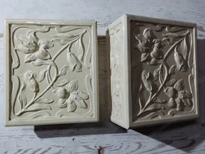 Kachelofen antik Jugendstil Bild 3