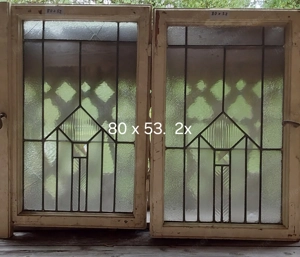 Antike Bleiglasfenster