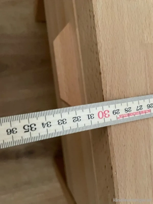 Nachtkästchen Kernbuche Bild 5