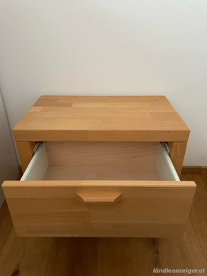 Nachtkästchen Kernbuche Bild 2