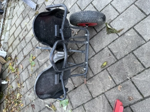 Berg Gokart, Schaufel, Schneepflug, Anhönger, Silogabel Zusatzsitz Bild 3