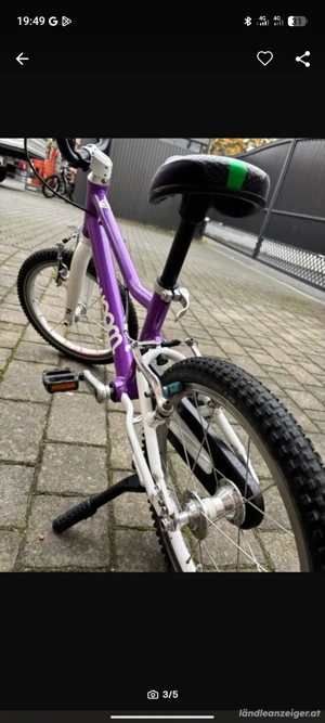 Woom3-Kinderfahrrad-lila Bild 5