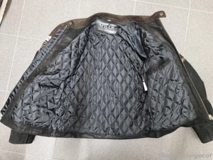 Spider Echtleder Männer Motorradjacke, Gr. L Bild 4