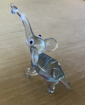 Elefant aus Glas  Bild 2