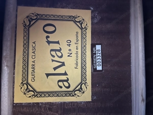 Alvaro No. 40 klassische Gitarre Spanien Bild 4