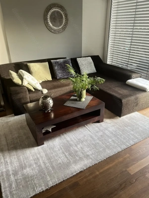 Couch, Couchtisch und Teppich zu verkaufen