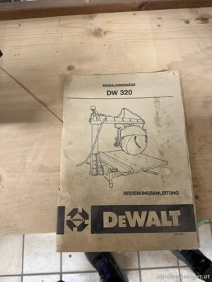 Dewalt DW 320 Radialarmsäge Bild 2