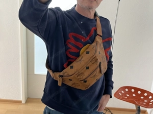 MCM FURSTEN MEDIUM - Gürteltasche - Cognac Bild 3