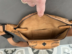 MCM FURSTEN MEDIUM - Gürteltasche - Cognac Bild 6