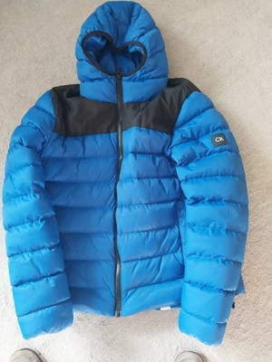 Cevin klei  stepjacke Gr,L blau schwarz neuwertig  45,00   