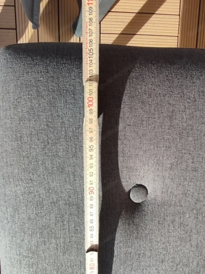 zwei kleine gepolsterte Bänke Bild 4