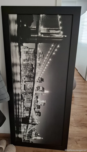 Wandbild schwarz weiß 