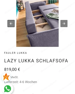 Sofa mit Schlaffunktion Bild 5