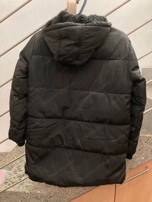 Schwarzer Mädchen-Winterparka  Bild 4