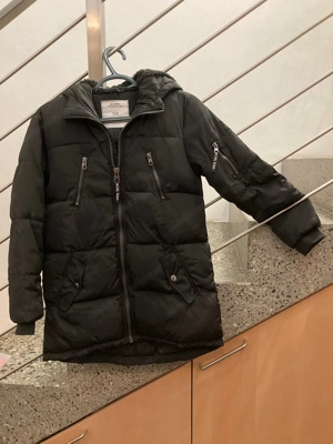 Schwarzer Mädchen-Winterparka  Bild 5
