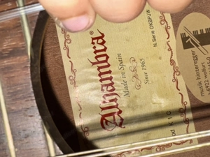 Kindergitarre Alhambra