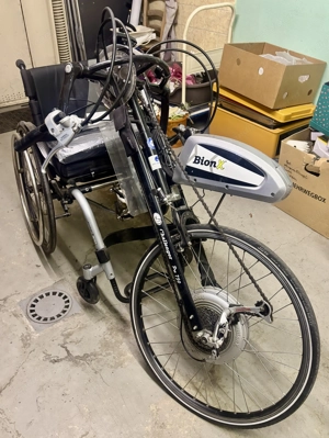 Rollstuhl-Vorspannrad mit BionX-Motor - Challenger Pro 750 Bild 6