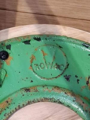 Industrie Bauhaus Hocker Schemel ROWAC Art Deco Bild 3