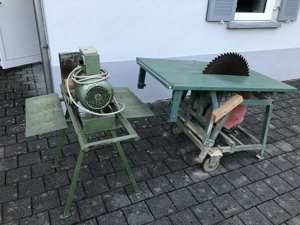 Holzspalter und Kreissäge mit Wippfunktion