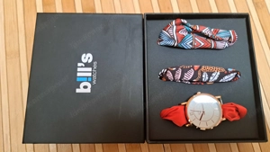 Damenuhr mit Stoffarmband Bild 2