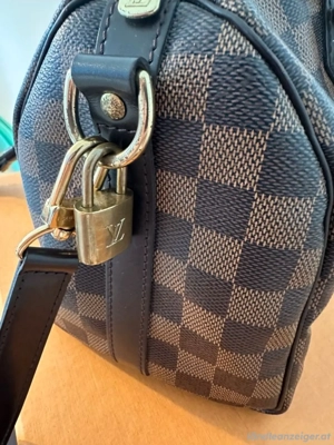 Louis Vuitton Speedy 25 Bandouli re   Damier Ebene Canvas (2017) Bild 3