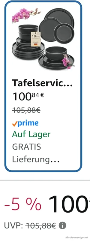 Steingut Geschirr Set Bild 3