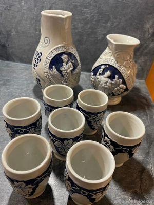 2 Krüge und 7 Gläser , sehr schön und neuwertig. Bild 2